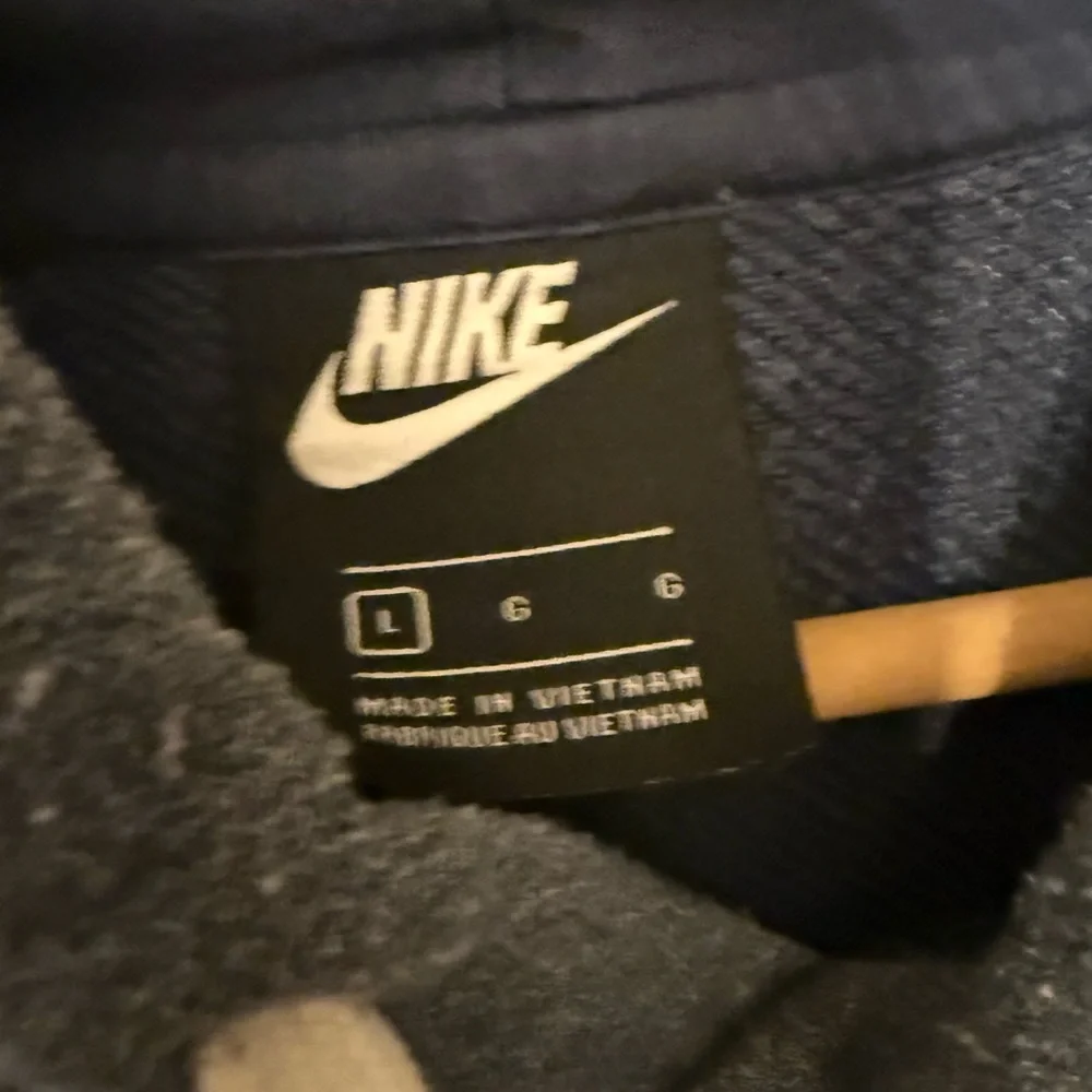 Badass Nike Sportswear Heritage Pullover Hoodie - French Terry - Sz Large - RARE - Picture 2 of 6